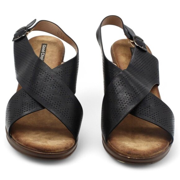 Women S Lala Cross Strap Heeled Sandals - Picture 3 of 7